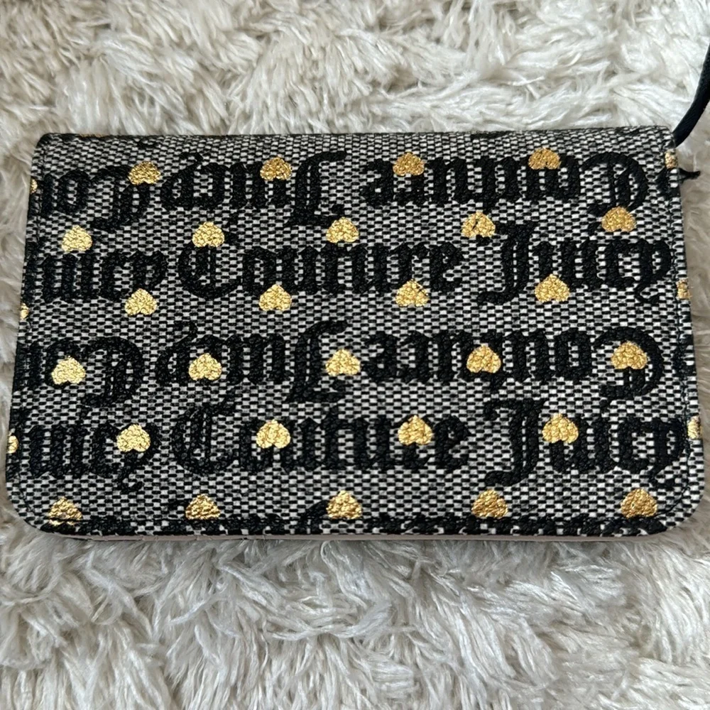 ✨BAG AND WALLET✨Juicy Couture Black Handbag and matching small wallet both NEW
